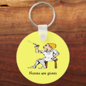 ナースは贈り物だ キーホルダー (正面)