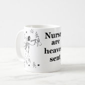 ナースは送られる天国です コーヒーマグカップ (正面左)