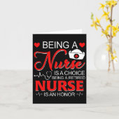 ナースは選退職した択ナース カード (黄色い花)