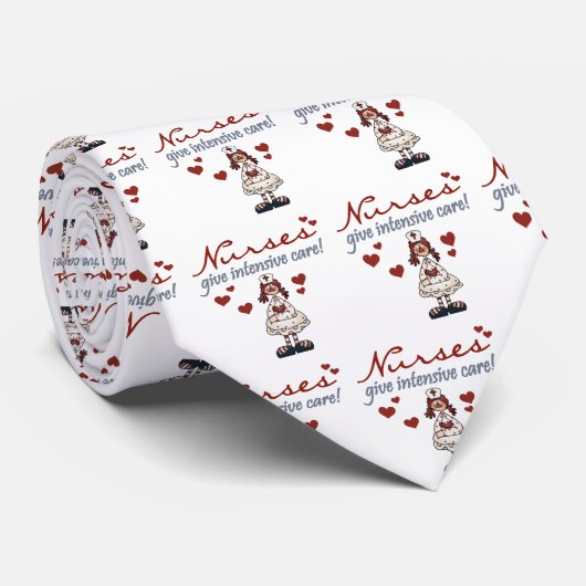 ナースは集中治療のTシャツおよびギフトを与えます ネクタイ (ロール)