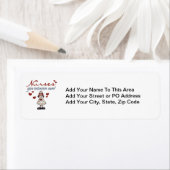 ナースは集中治療のTシャツおよびギフトを与えます ラベル (インサイチュ)