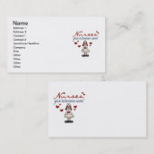 ナースは集中治療のTシャツおよびギフトを与えます 名刺 (正面/裏面)