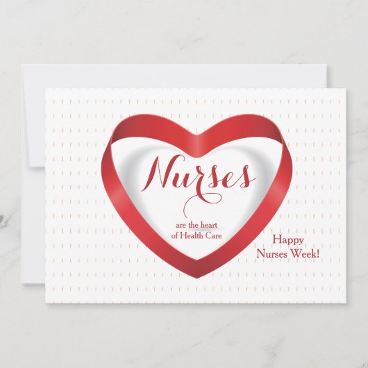 ナースは…幸せなナース日カードです カード (正面)