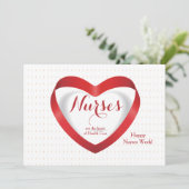ナースは…幸せなナース日カードです カード (スタンド正面)