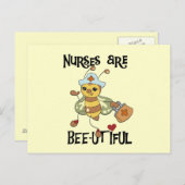 ナースはTシャツとギフトに使える ポストカード (正面/裏面)