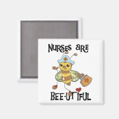 ナースはTシャツとギフトに使える マグネット (正面/裏面)