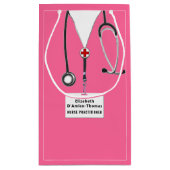 ナースまたはドクタースモール抱き枕 スモールペーパーバッグ (裏面)