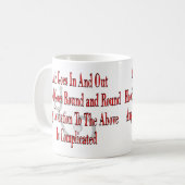 ナースまたは呼吸療法士のギフト コーヒーマグカップ (正面左)