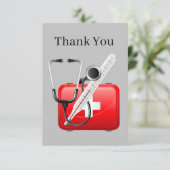 ナースまたはDoctor追加文字 サンキューカード (スタンド正面)