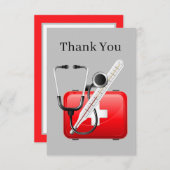 ナースまたはDoctor追加文字 サンキューカード (正面/裏面)