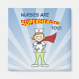 ナースもスーパーヒーローだ！ マグネット