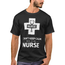 ナースやってるから冷静にはなれない - ナースのTシャツ 面白い