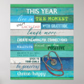 ナースやる気を起こさせる今年感動的& ポスター (正面)