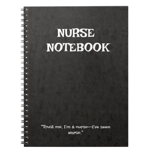 ナースをテーマにした ノートブック (正面)