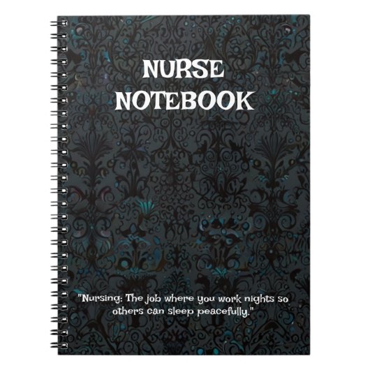 ナースをテーマにした ノートブック (正面)