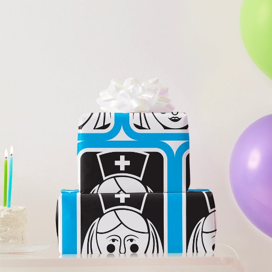ナースアイコン ラッピングペーパー