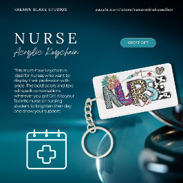 ナースアクリルキーチェーン キーホルダー