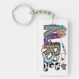 ナースアクリルキーチェーン キーホルダー