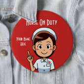 ナースアットワークコロッサル6インチラウンドボタン 缶バッジ (インサイチュ)