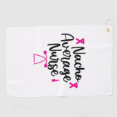 ナースアートナチョ平均ナース ゴルフタオル (横)