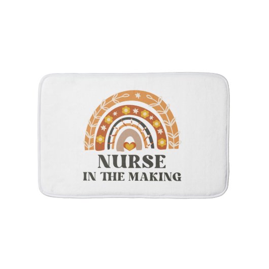 ナースインヴィンテージレインボー バスマット (正面)