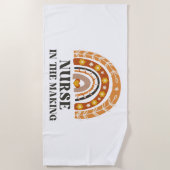 ナースインヴィンテージレインボー ビーチタオル (正面)