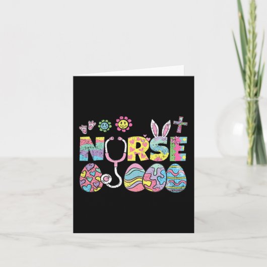 ナースイースターエッグ狩り春看護Rn Men Wom カード (正面)