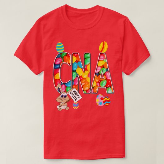 ナースイースタークラゲCNA Tシャツ (デザイン正面)