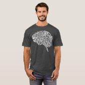 ナースウィーク脳タイポグラフィRN神経節 Tシャツ (正面フル)