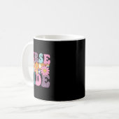 ナースエイドウィークGroovy Leopard感謝の日 コーヒーマグカップ (正面左)