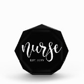 ナースエカスタムスト年生ナースRN卒業 フォトブロック (正面)