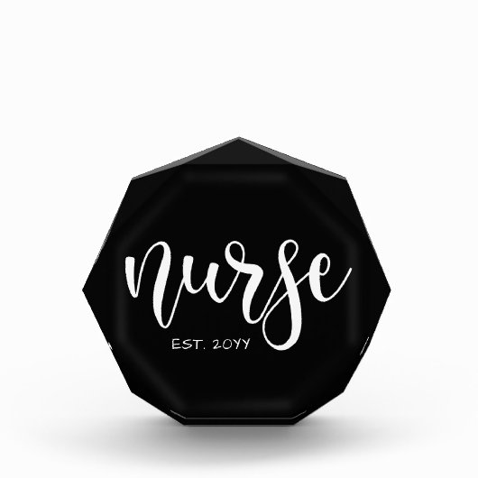 ナースエカスタムスト年生ナースRN卒業 フォトブロック (正面)