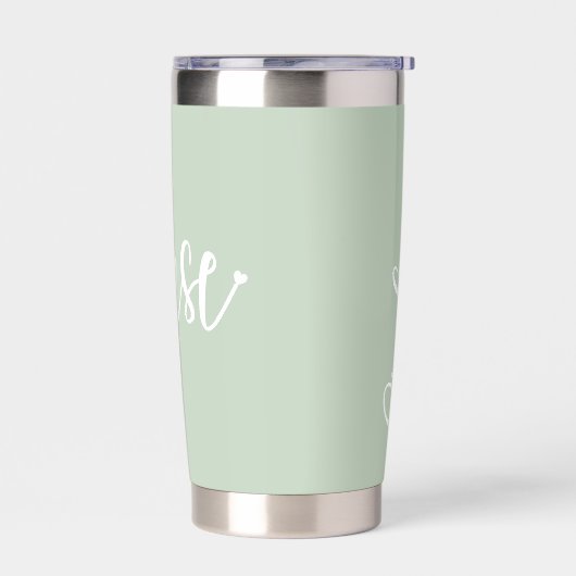 ナースエストカスタムタイポグラフィナースRN卒業 保温保冷タンブラー (左面)