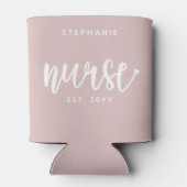 ナースエストカスタムタイポグラフィナースRN卒業 缶クーラー (裏面)