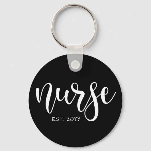 ナースエストカスタムナース年RN卒業 キーホルダー (正面)