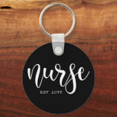 ナースエストカスタムナース年RN卒業 キーホルダー (正面)