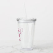 ナースエストカスタムナースRN卒業 アクリルタンブラー (左)