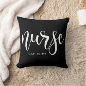 ナースエストカスタム年学生ナースRN卒業 クッション (ブランケット)