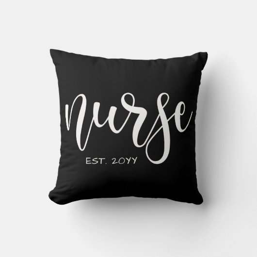 ナースエストカスタム年学生ナースRN卒業 クッション (正面)