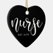 ナースエストカスタム年学生ナースRN卒業 セラミックオーナメント (右)