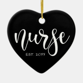ナースエストカスタム年学生ナースRN卒業 セラミックオーナメント