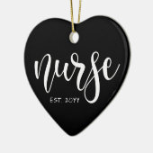 ナースエストカスタム年学生ナースRN卒業 セラミックオーナメント (左)
