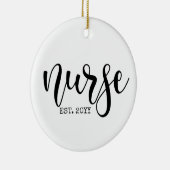 ナースエストカスタム年学生ナースRN卒業 セラミックオーナメント (右)