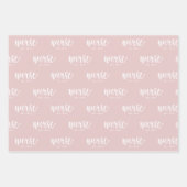 ナースエストカスタム年学生ナースRN卒業 ラッピングペーパーシート (正面)