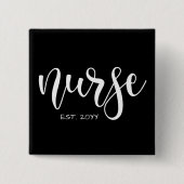 ナースエストカスタム年学生ナースRN卒業 缶バッジ (正面)