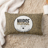 ナースエストパーソナライズされたチーターRN卒業 ランバークッション (ブランケット)