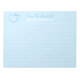 ナースエレガントのStethoscope名 ノートパッド