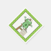 ナースカエルパーティー紙ナプキン スタンダードカクテルナプキン (角)