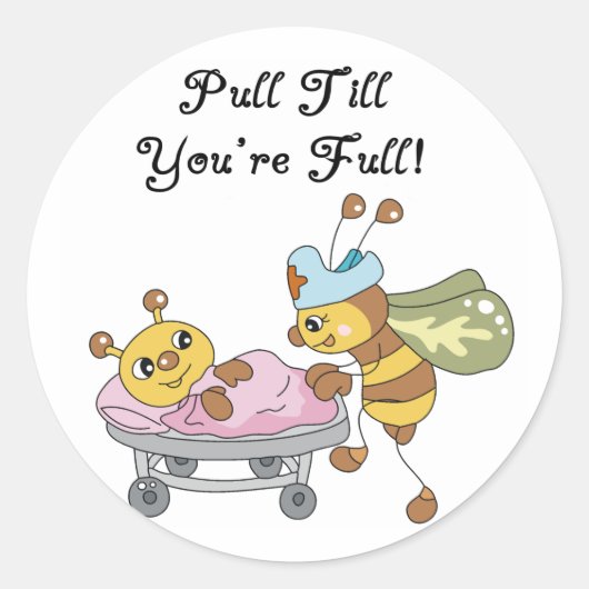 ナースカスタマイズシール ラウンドシール (正面)