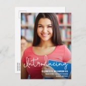 ナースカスタムの紹介グラッド写真の発表 案内ポストカード (正面/裏面)